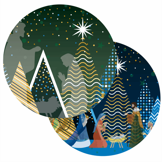 Sousplat NATAL PRESÉPIO