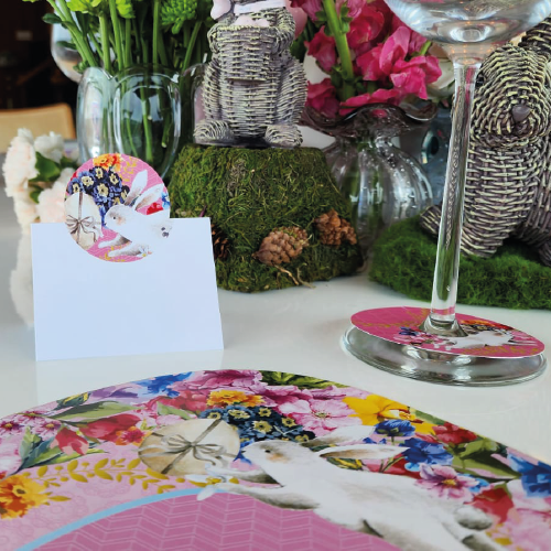 Tag para Taça PÁSCOA VERDE/ROSA