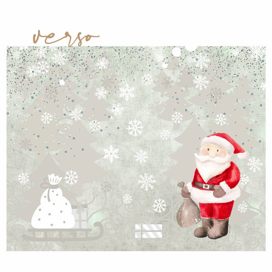 Jogo Americano NATAL AQUARELA