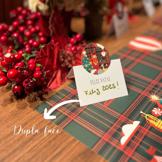 Cartão Boas-vindas NATAL XADREZ