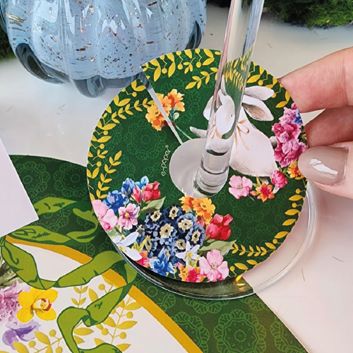 Tag para Taça PÁSCOA VERDE/ROSA