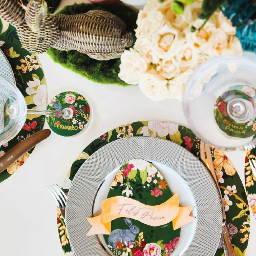 Sousplat PÁSCOA - DESCARTÁVEL
