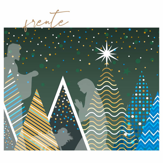 Conjunto JOGO AMERICANO NATAL PRESÉPIO - COLLAB SACRA DEVOÇÃO