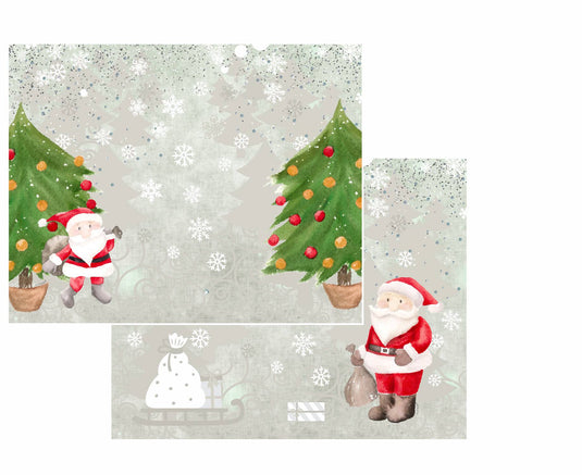 Jogo Americano NATAL AQUARELA