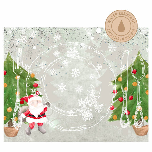 Jogo Americano NATAL AQUARELA