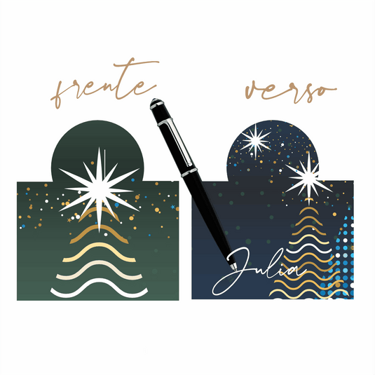 Cartão Boas-vindas NATAL PRESÉPIO