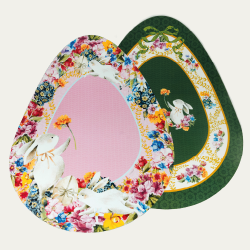 Jogo Americano OVAL PÁSCOA - DESCARTÁVEL