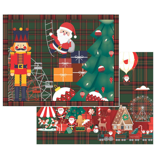 Jogo Americano NATAL XADREZ