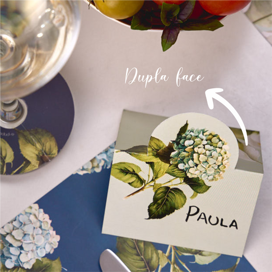 Cartão Boas-vindas BRISA DAS HORTÊNSIAS