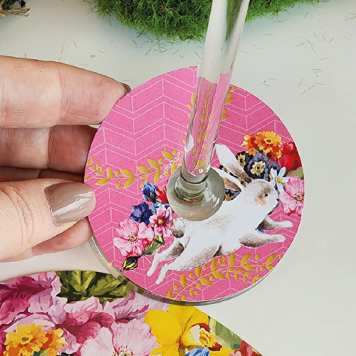 Tag para Taça PÁSCOA VERDE/ROSA